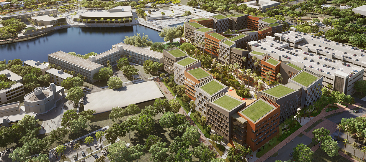 University of Miami Lakeside Village Student Housing - Arquitectonica  Architecture